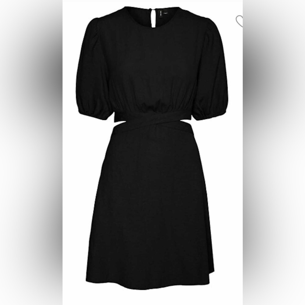 Vero Moda - Puff Sleeve/Cut-Out Back - Picture 2 of 4